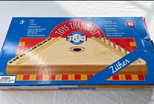 Toys That s Toot Wooden Zither with Song Sheets by Small World Toys Lap Harp New