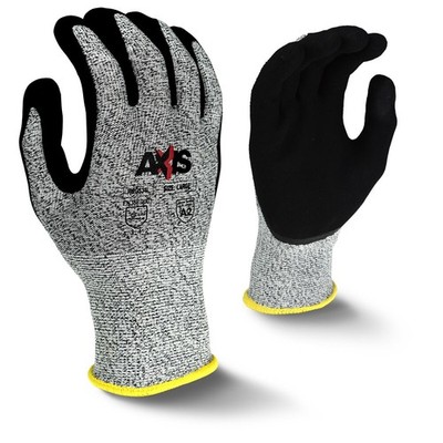 Radians RWG534 Axis Cut Protection Level 2 Sandy Nitrile Coated Gloves