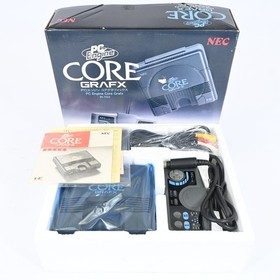 NEC PC Engine Core Grafx Console PI-TG3 w Box Controller AC Adapter Tested