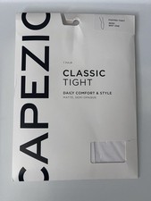 NEW Capezio Classic Tight Footed Tights, White Solid, Unisex, 1825X