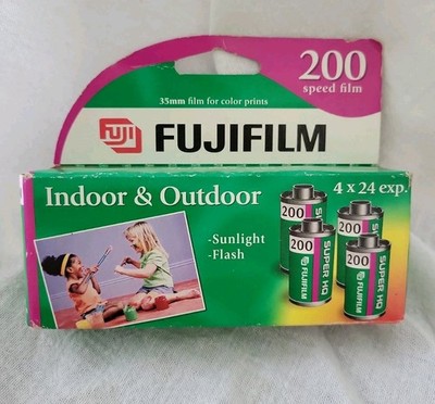 Fuji Film Super HQ 200 Speed  4-Pack 96 Total NEW SEALED EXP Rare 2005 Sealed