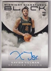 XAVIER TILLMAN 2020-21 PANINI BLACK BASKETBALL AUTOGRAPH AUTO CARD #D 13/15