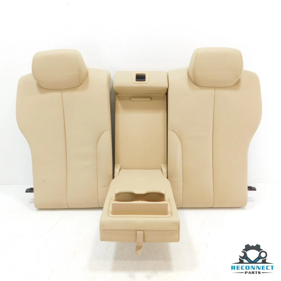 Conjunto de cojín de asiento trasero de segunda fila superior beige fabricante de equipos originales BMW 428i M4 F32 14-20 Foto 2 de 4