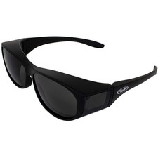 Color:Black Frame/Smoke Lens Escort Safety Glasses meet ANSI
