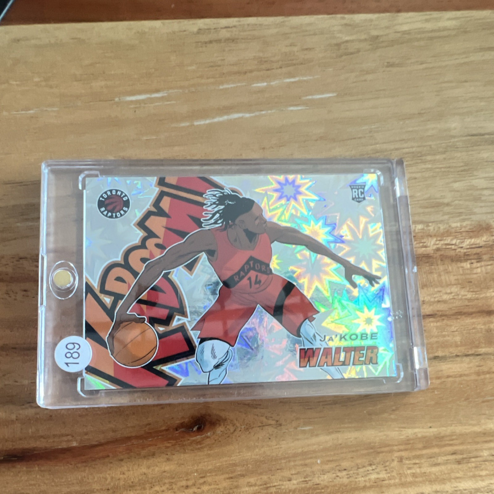 2024-25 Panini Revolution Ja'Kobe Walter Kaboom! Rookie Toronto Raptors #30