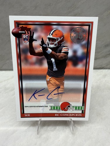 2026 Topps Football KC Concepcion Rookie Auto Browns (RC, AU)