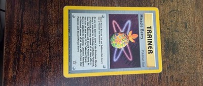 Miracle Berry 94/111 Uncommon Neo Genesis Pokemon Moderately Played