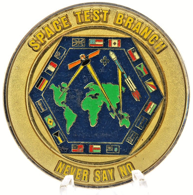 Space Test Branch Never Say No Testing Limits Challenge Coin 1.75''