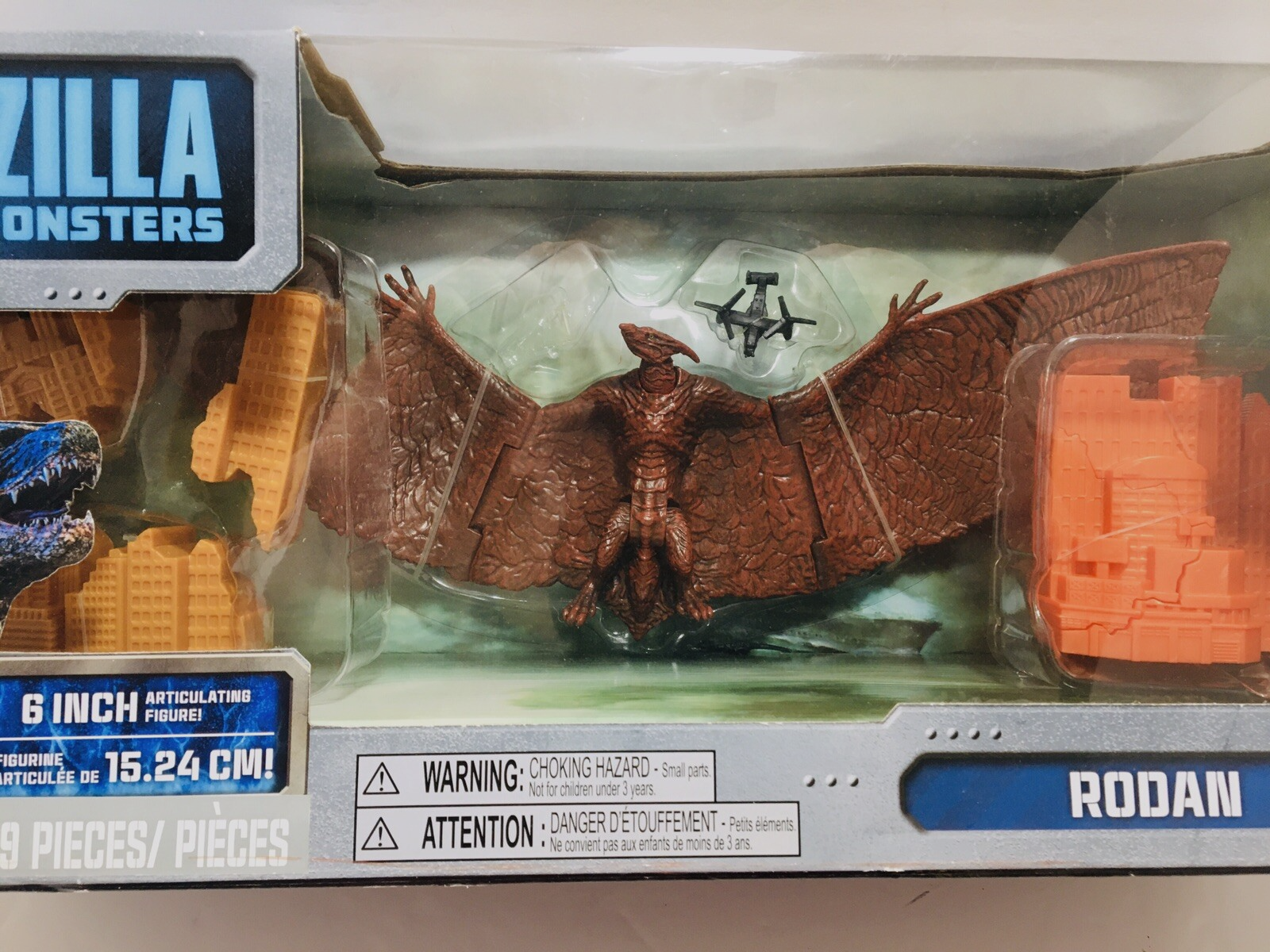 Godzilla King of the Monsters Jakks Pacific RODAN 6 Inch Articulating ...