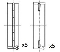 1X Fai Autoparts BM1026-STD Kurbelwellenlager FüR Alfa Romeo Chrysler Lancia Cad
