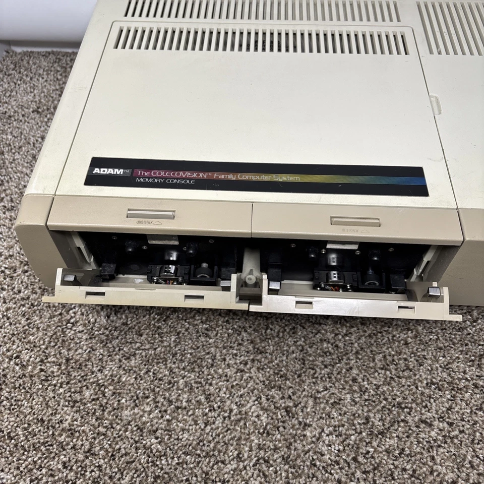 Unidad de casete de computadora Coleco ADAM SOLO CPU Sistema ColecoVision ¡Funciona! Foto 3 de 4