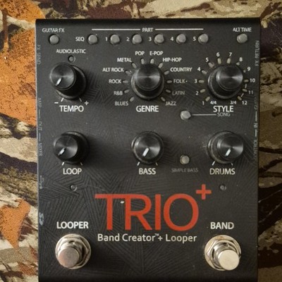 DigiTech TRIO+ Band Creator Looper Pedal, Digital, for Electric Guitar