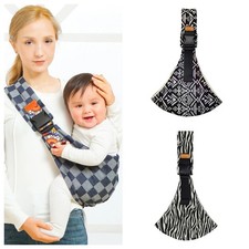 Baby Carrier Sling Wrap   Soft Anti-Slip Ring for Toddler Outdoor Carrying