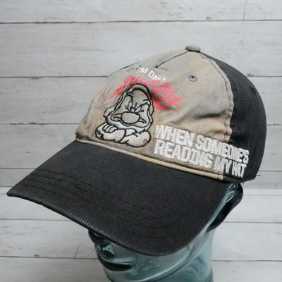 Disney Parks ''I'm Only Grumpy When Someone's Reading My Hat'' Baseball Hat Cap