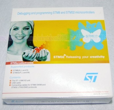 NEW STLINK ST-LINK V2 STM8 STM32 Debugging emulator download cable  *le