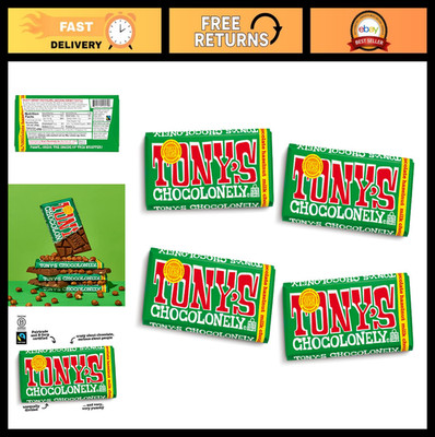 Belgian Milk Chocolate Hazelnut Candy Bars - Fairtrade, 32% Cacao, 4 Pack, 6.35