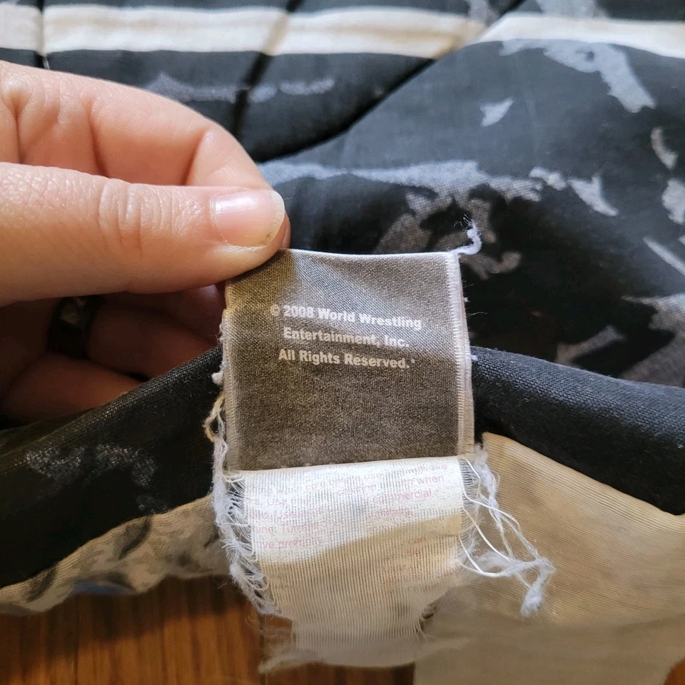 2008 Y2K WWE John Cena Undertaker Triple H Doble Edredón Dormitorio Juego de 6 Piezas Foto 4 de 4