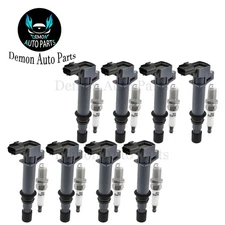8pcs Ignition Coil and Spark Plug For 2007-2007 Chrysler Aspen 4.7L V8