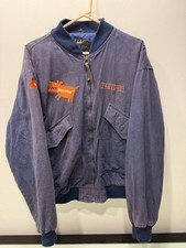 Vintage 90s Nickelodeon Nicktoons Cast And Crew Bomber Jacket Sz L Fader (Read)