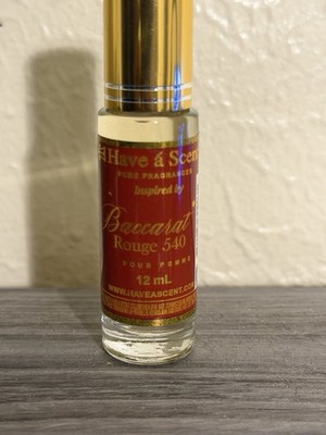 Have a Scent Baccarat Rouge 540 Pure Fragrances Travel Size 12 mL Spray