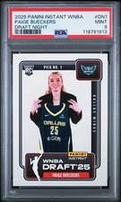 2025 PANINI INSTANT WNBA DRAFT NIGHT #DN1 PAIGE BUECKERS PSA 9