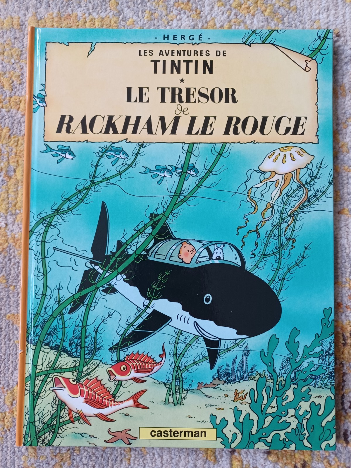 Tintin - Le Tresor de Rackham Le Rouge - Hardback