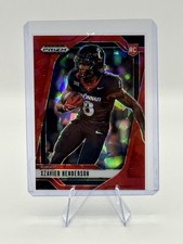 2025 Panini Prizm Draft Picks - Xzavier Henderson #15 Red Ice Prizm (RC)