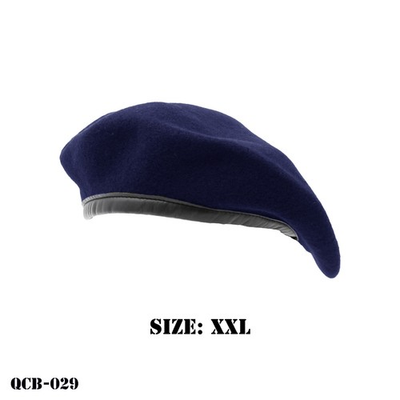#ad Blue Beret US Air Force Military Issue XXL 100% Wool NEW USA $14.95