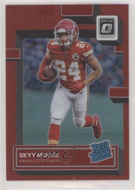 2022 Panini Donruss Optic Rated Red Prizm 63/99 Skyy Moore #224 Rookie RC 1b8