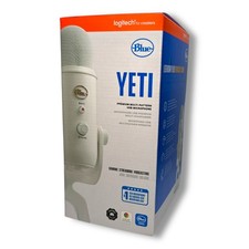 New - Logitech Creators Blue Yeti USB Microphone Bundle w/ Hard Travel Case