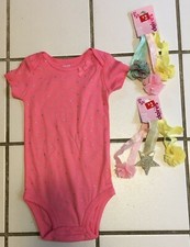 Diaper cover Carter 9m with 6 headbands  NEW 