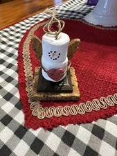 S’mores angel holding heart Christmas ornament Midwest Valentine