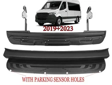 FIT MERCEDES SPRINTER W907 2019-2024 REAR BUMPER STEP COVER W/SENSOR  + FRAME