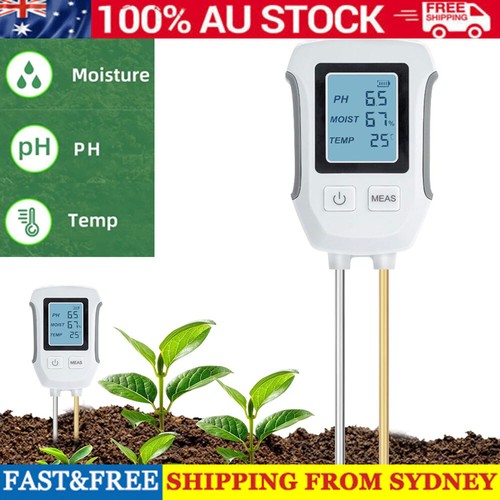 3 In1 Soil PH Tester LCD Screen Soil Thermometer PH Temperature Humidity Meter - Picture 3 of 12