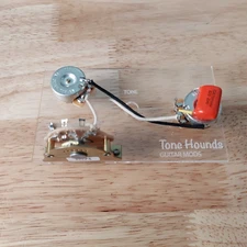 USA Strat Wiring Harness-Tone Hounds 1 Vol / 1 Tone for Fender Strat CTS