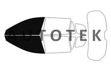 PreCut Film Front Two Door Windows COMPUTER CUT Tint For Mazda CX-50 2023-2025