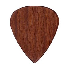 Dark Steamed Beech Wood Guitar Pick - 1.5 mm 351 Shape Handmade Exotic Plectrum