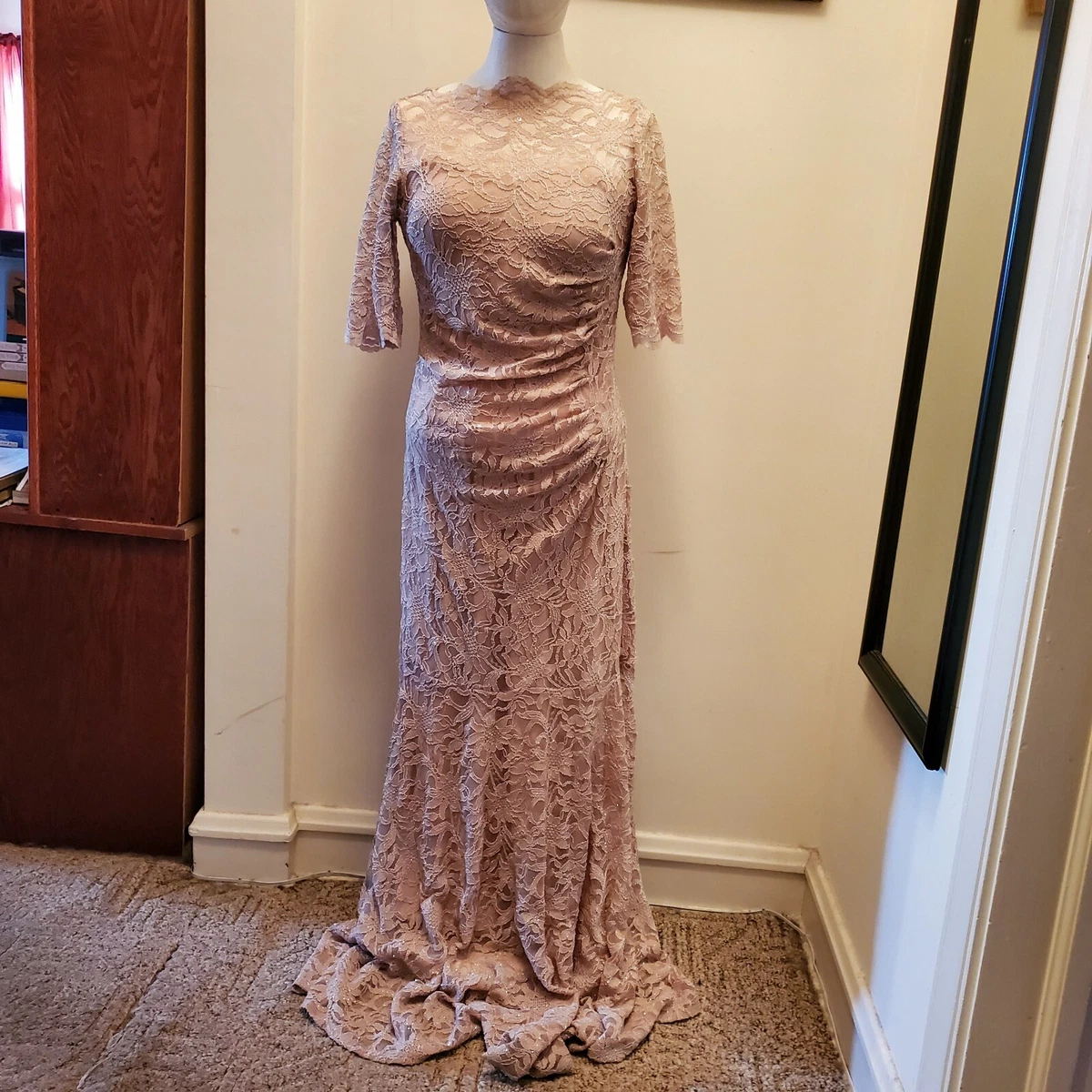 Nightway rose gold clearance dress