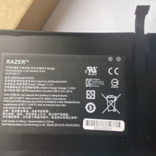 Genuine HAZEL Battery for Razer Blade Stealth 12.5 RZ09-0168 RC30-0196 RZ09-0196 - 第 3/5 張圖片