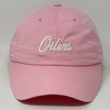 Edmonton Oilers Womens Dad Hat Baseball Cap NHL New Era 6 Panel Strapback Pink