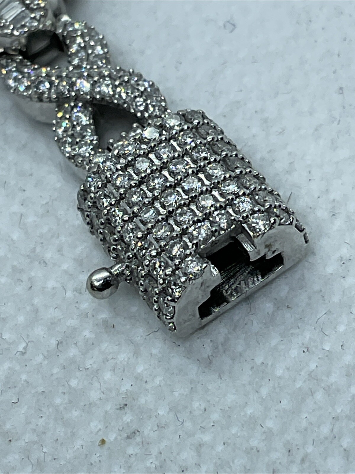 PRIME IMPRESSIVE Solid 10K White Gold Diamonds CR… - image 11