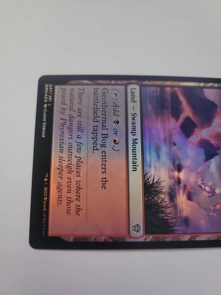 MTG Geothermal Bog Dominaria United 247/281 Holo Land Fresh - Image 3 of 4