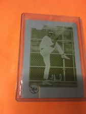 2010 Bowman Chrome Juan Urbina RC Yellow Printing Plate Press New York Mets 1/1