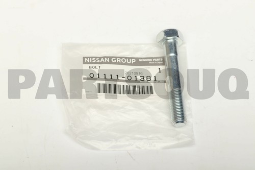 0111101381 Genuine Nissan BOLT-FIX,LINK 01111-01381 | eBay