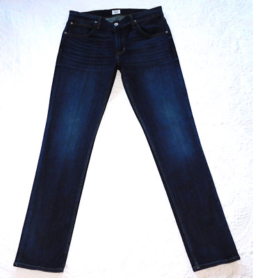 HUDSON   Mens 36 x 35   BLAKE SLIM STRAIGHT Style NM275ZZAW Jeans in GRDL #CS53