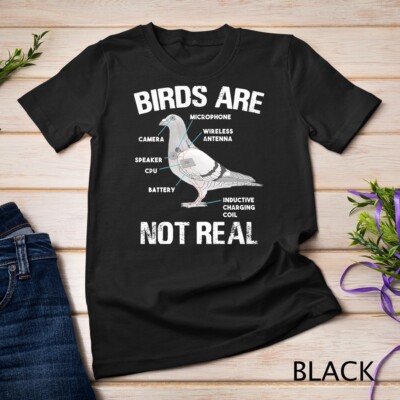 Birds Are Not Real, bird watching trees enjoying seeing Unisex T-shirt