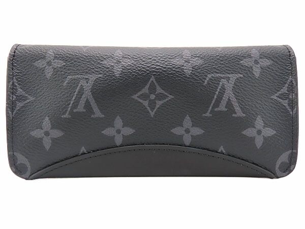 Auth LOUIS VUITTON Monogram Eclipse Eyeglass / Sunglasses Case