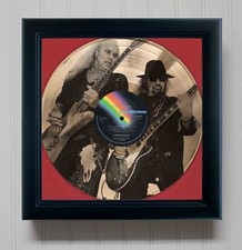 Lynyrd Skynyrd Street Survivors Framed Gold Etched LP Shadowbox