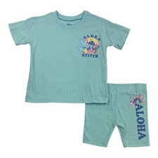 Disney Lilo  Stitch Girls' Short Set Size 4, 5, 6, 6X
