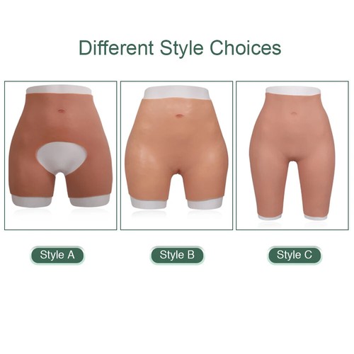 Honeycomb Silicone Vagina Hip Lift Pants Crossdresser Pussy Pant Transgender Lot - Picture 3 of 23